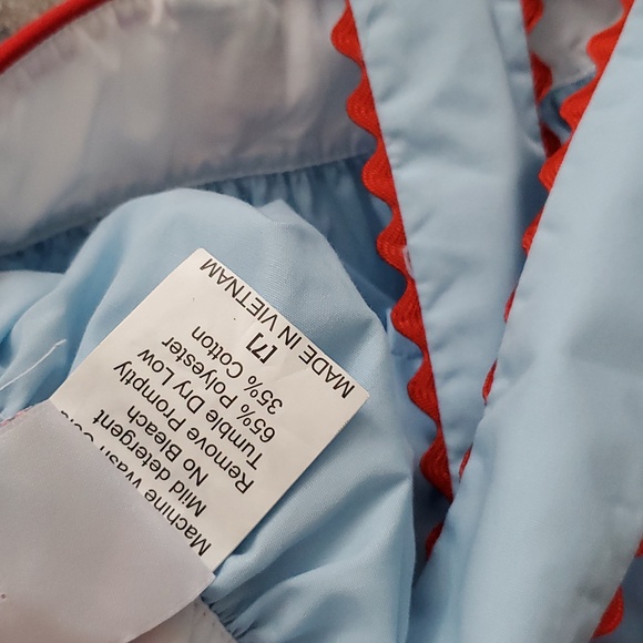 NWT Stitchy Fish Girls Patriotic Embroidered Ice Pop Summer Dress Sz7 - Picture 9 of 9